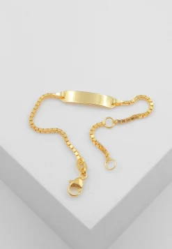 ID-Bracelet Venezianer Gelbgold 585, 1.1mm, 14cm