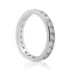 Memoire Ring Weissgold 750 Zirkonia