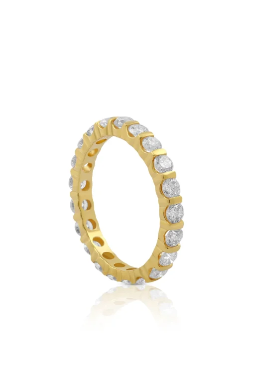 Mémoire Ring Diamant 1.50ct. Gelbgold 750