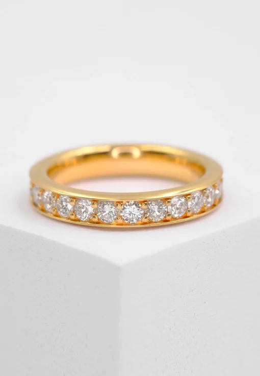 Mémoire Ring Diamant 1.50ct. Gelbgold 750