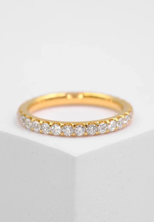 Mémoire Ring Diamant 1.00ct. Gelbgold 750