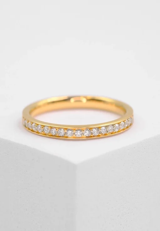 Mémoire Ring Diamant 0.50ct. Gelbgold 750