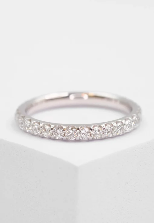 Mémoire Ring Diamant 1.00ct. Weissgold 750