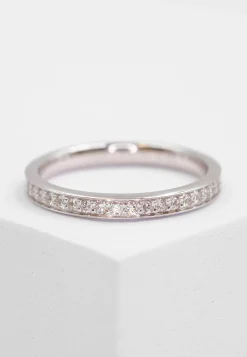 Mémoire Ring Diamant 0.50ct. Weissgold 750