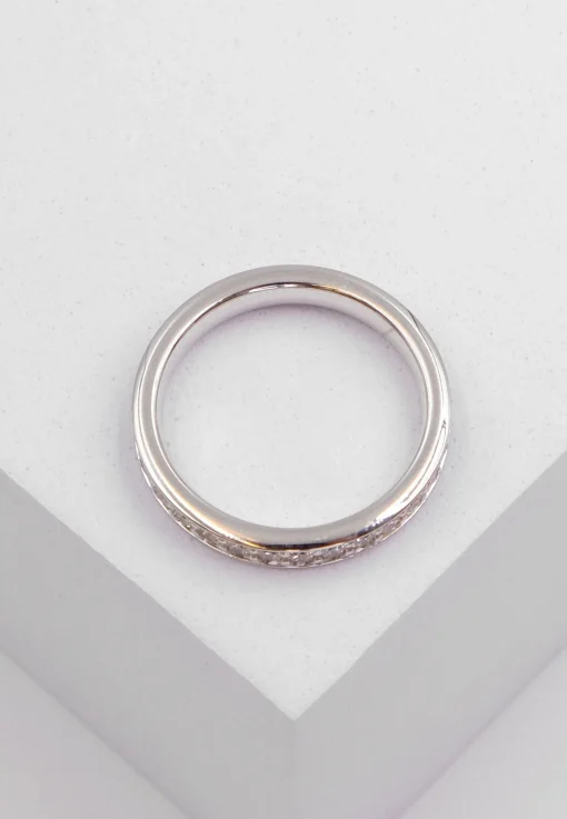 Mémoire Ring Diamant 1.00ct. Weissgold 750