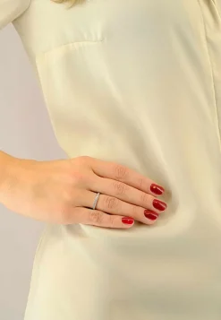 Mémoire-Ring Diamant 0.50ct. Weissgold 750