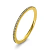 Mémoire-Ring 750/18K Gelbgold Diamant 0.14ct.