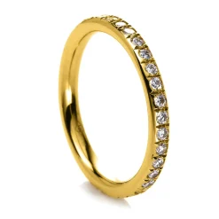 Mémoire-Ring 750/18K Gelbgold Diamant 0.77ct.
