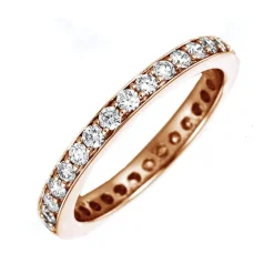 Mémoire-Ring 585/14K Roségold Diamant 1.05ct.