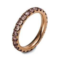 Mémoire-Ring 750/18K Rotgold Diamant 1.75ct.