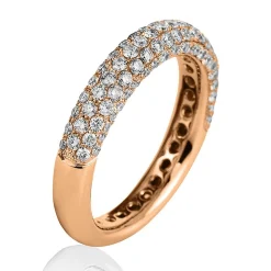 Mémoire-Ring 750/18K Rotgold Diamant 1.3ct.