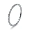 Mémoire-Ring 750/18K Weissgold Diamant 0.2ct.