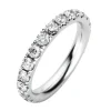 Mémoire-Ring 750/18K Weissgold Diamant 1.7ct.
