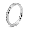 Mémoire-Ring 750/18K Weissgold Diamant 0.83ct.