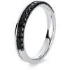 Mémoire-Ring 750/18K Weissgold Diamant 0.26ct.