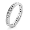 Mémoire-Ring 585/14K Weissgold Diamant 0.75ct.