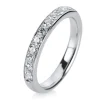 Mémoire-Ring 585/14K Weissgold Diamant 0.5ct.