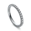 Mémoire-Ring 750/18K Weissgold Diamant 0.65ct.