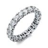 Mémoire-Ring 750/18K Weissgold Diamant 2.84ct.