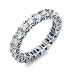 Mémoire-Ring 750/18K Weissgold Diamant 2.84ct.