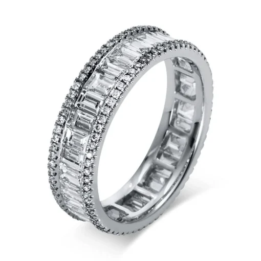Mémoire-Ring 750/18K Weissgold Diamant 2.16ct.
