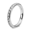 Mémoire-Ring 750/18K Weissgold Diamant 0.79ct.