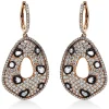 Ohrringe 750/18K Rotgold Diamant 4.82ct.