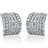 Ohrringe 750/18K Weissgold Diamant 11.36ct.