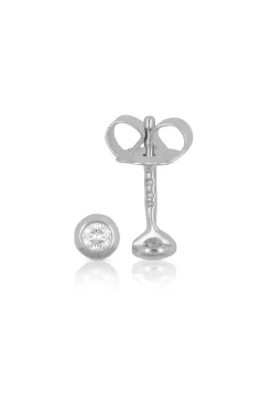 Ohrstecker Diamant 0.10ct. Weissgold 750