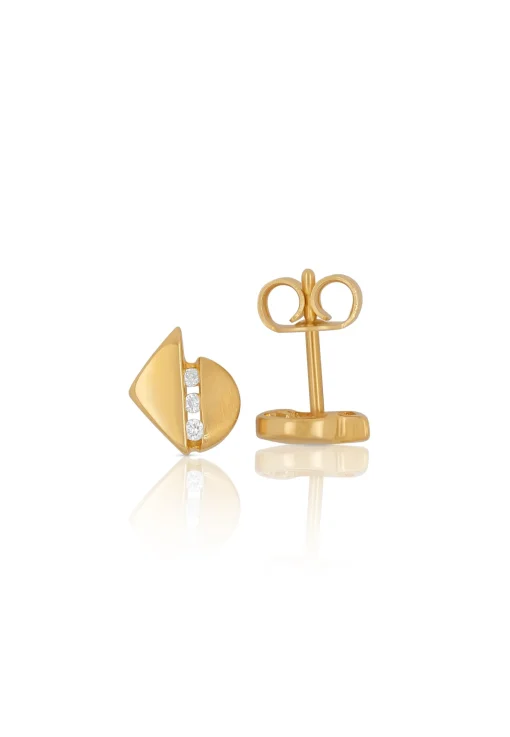 Ohrstecker Gelbgold 750