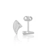 Ohrstecker Gelbgold 750 Diamant 0.06ct. 9x6mm