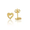 Ohrstecker Gelbgold 750, 7mm