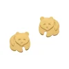 Ohrstecker Gelbgold 750, 7mm