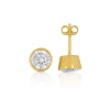 Ohrstecker Gelbgold 750, 7mm