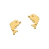 Ohrstecker Gelbgold 750, 7x6mm