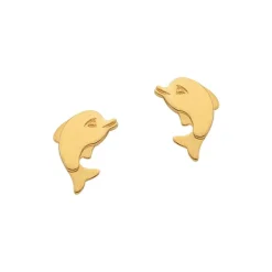 Ohrstecker Gelbgold 750, 7x6mm