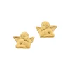 Ohrstecker Gelbgold 750, 6x7mm