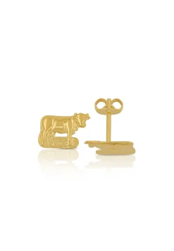 Ohrstecker Gelbgold 750, 7x11mm