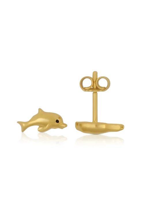 Ohrstecker Gelbgold 750, 5x10mm