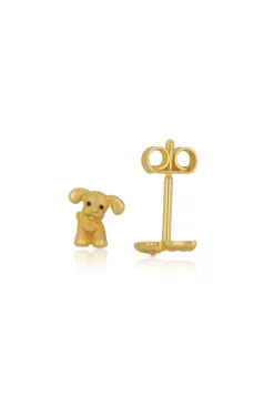 Ohrstecker Gelbgold 750, 6x6mm