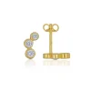 Ohrstecker Gelbgold 750 Zirkonia 10mm