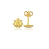 Ohrstecker Glückskäfer Gelbgold 750, 7mm