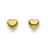 Ohrstecker Herz Gelbgold 750, 6mm