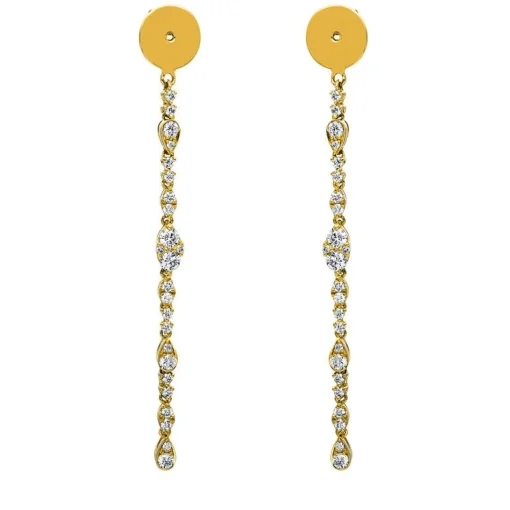 Ohrstecker 750/18K Gelbgold Diamant 0.78ct.