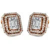 Ohrstecker 750/18K Rotgold Diamant 0.93ct.