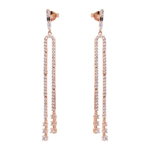 Ohrstecker 750/18K Rotgold Diamant 0.84ct.