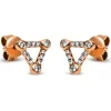 Ohrstecker 750/18K Rotgold Diamant 0.16ct.