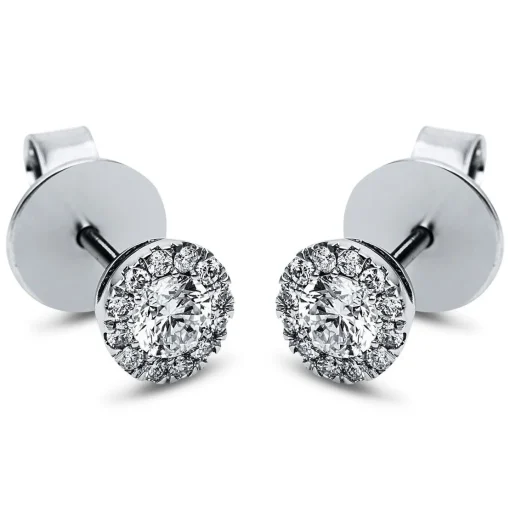 Ohrstecker 585/14K Weissgold Diamant 0.5ct.