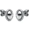 Ohrstecker 585/14K Weissgold Diamant 0.15ct.