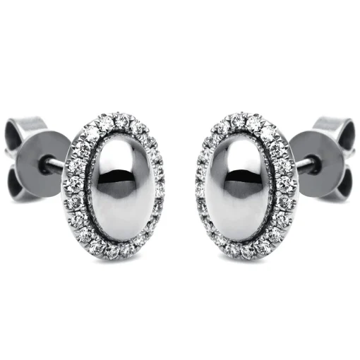 Ohrstecker 585/14K Weissgold Diamant 0.15ct.
